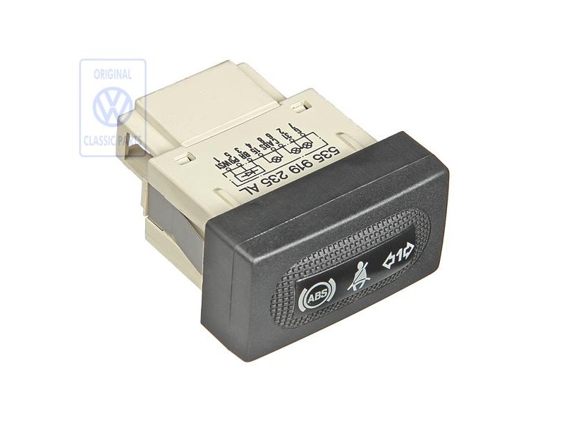 VW Original Testigo Luminoso Para Servicio Remolque, Sistema ABS - 535919235AL