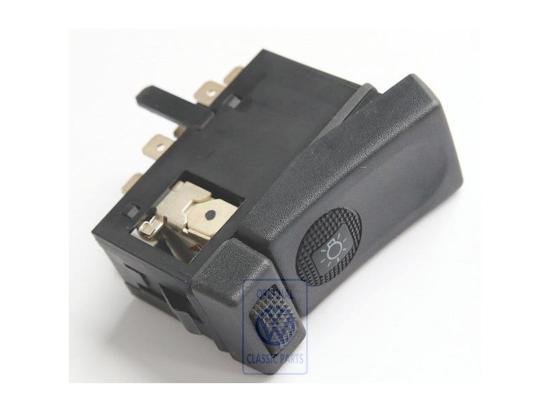 VW Original Conmutador Para Luz Negro Satinado - 535941531F 01C