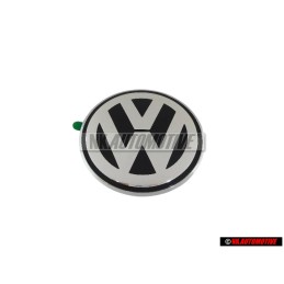 VW Original Trasero Simbolo Insignia Emblema Negro Cromo - 1C0853630K WV9