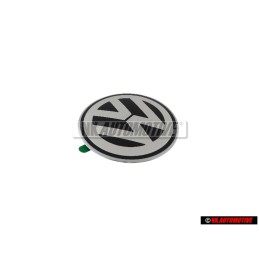 VW Original Trasero Simbolo Insignia Emblema Negro Cromo - 1C0853630K WV9