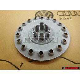 VW Original Tapacubos Plata Brillante/Azul/Blanco - 1C0601149D GTT