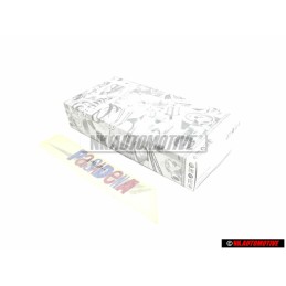 VW Original Rotulo Autoadhesivo Azul Violeta/Rojo Tornado - 191853431P BMH