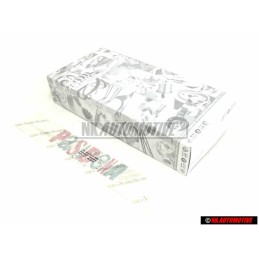 VW Original Rotulo Autoadhesivo Rojo Tornado/Verde - 191853431P BME