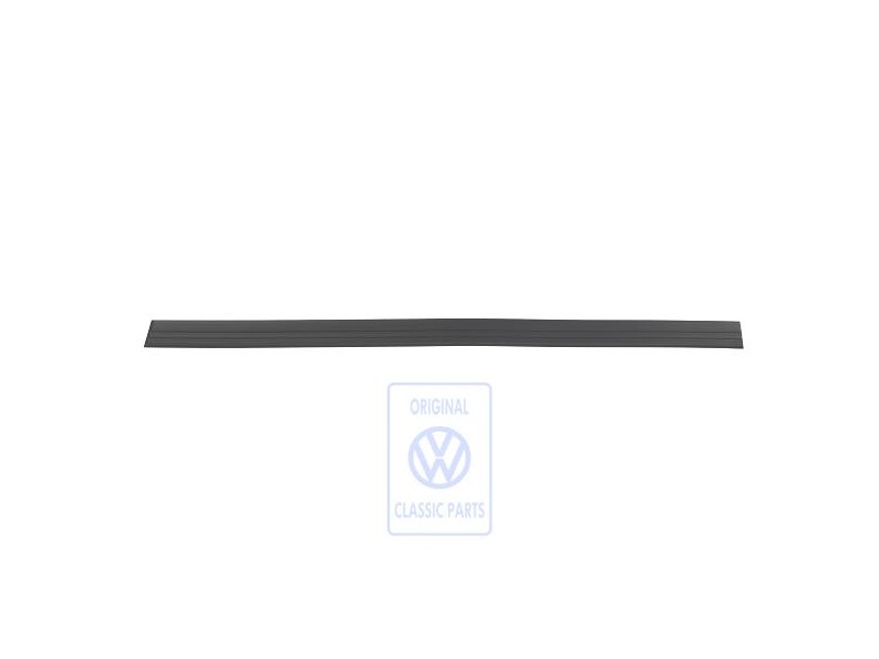 VW Original Moldura Protectora Para Puerta Negro Satinado - 163853516 01C