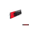 Audi Original S3 Frente Rotulo Insignia Emblema Negro Rojo - 8P0853736A T94