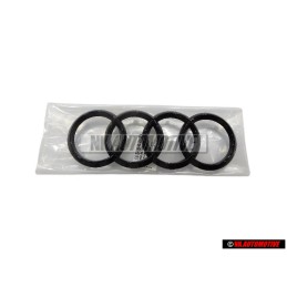 Audi Original Anillos Frente Simbolo Insignia Emblema Negro - 4H0853605C T94