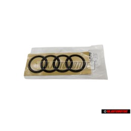 Audi Original Anillos Trasero Simbolo Insignia Emblema Negro - 4M8853742A T94