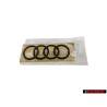 Audi Original Anillos Trasero Simbolo Insignia Emblema Negro - 4M8853742A T94