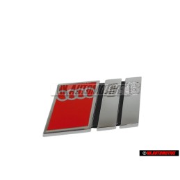 Audi Original S3 Trasero Rotulo Insignia Emblema Cromo Rojo - 8L7853737 2ZZ