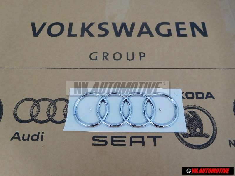 Audi Original Anillos Trasero Simbolo Insignia Emblema Cromo - 8P7853742A 2ZZ