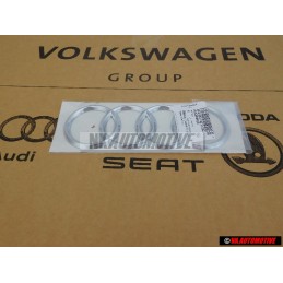 Audi Original Anillos Trasero Simbolo Insignia Emblema Cromo - 4F0853742D 2ZZ