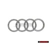 Audi Original Anillos Frente Simbolo Insignia Emblema Cromo - 8P0853605