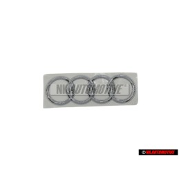 Audi Original Anillos Trasero Simbolo Insignia Emblema Cromo - 8H0853742 2ZZ