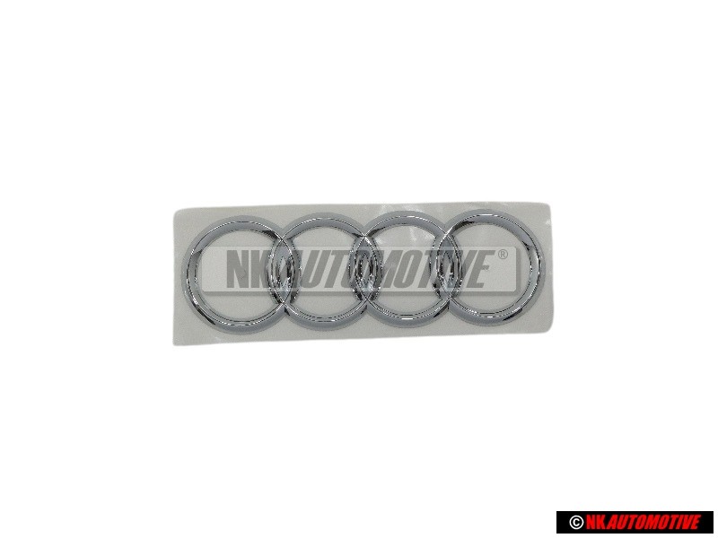 Audi Original Anillos Trasero Simbolo Insignia Emblema Cromo - 8H0853742 2ZZ