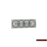 Audi Original Anillos Trasero Simbolo Insignia Emblema Cromo - 8H0853742 2ZZ