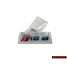 Audi Original RS6 Trasero Rotulo Insignia Emblema Negro Rojo - 4K0853740 T94