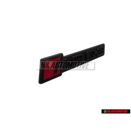 Audi Original RSQ3 Frente Rotulo Insignia Emblema Negro Rojo - 83A853736A T94