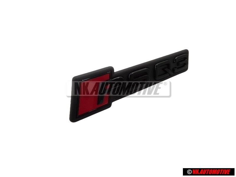 Audi Original RSQ3 Frente Rotulo Insignia Emblema Negro Rojo - 83A853736A T94
