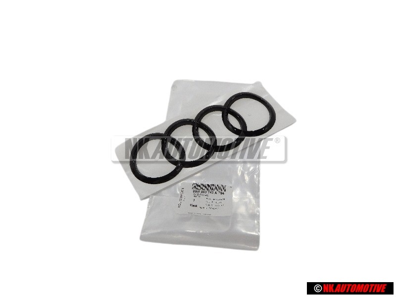 Audi Original Anillos Trasero Simbolo Insignia Emblema Negro - 8W8853742A T94