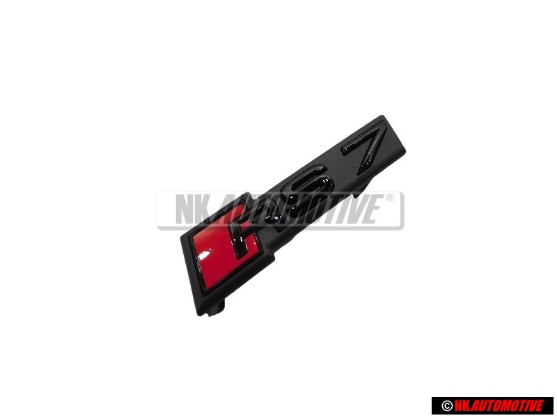 Audi Original RS7 Frente Rotulo Insignia Emblema Negro Rojo - 4K8853736C T94