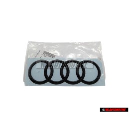 Audi Original Anillos Trasero Simbolo Insignia Emblema Negro - 8W6853742A T94