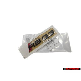 Audi Original RSQ3 Trasero Rotulo Insignia Emblema Negro Rojo - 83A853740 T94