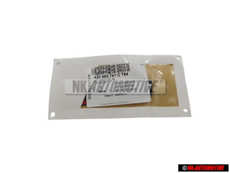 Audi Original R8 Trasero Rotulo Insignia Emblema Negro Rojo - 420853741C T94