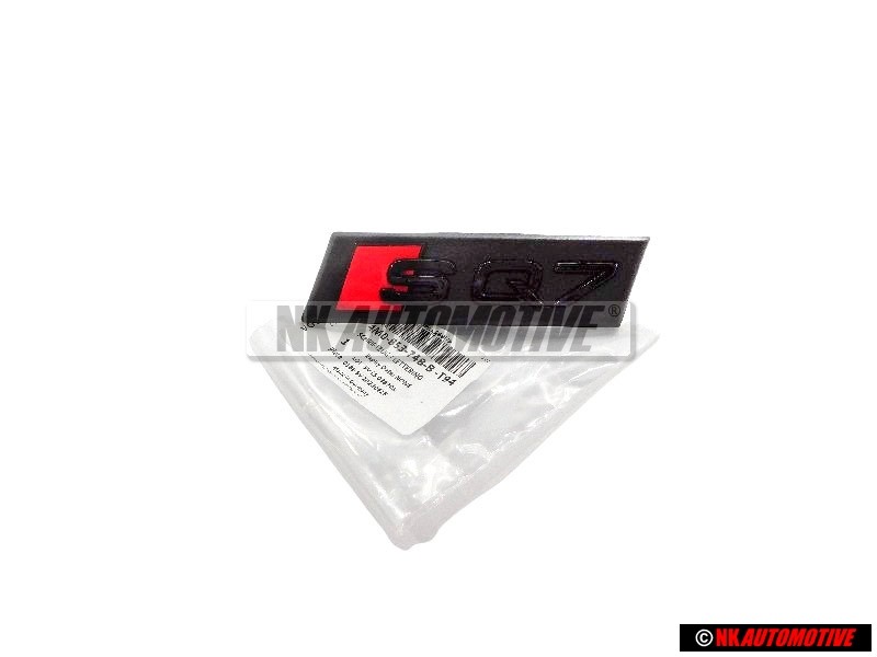 Audi Original SQ7 Frente Rotulo Insignia Emblema Negro Rojo - 4M0853748B T94