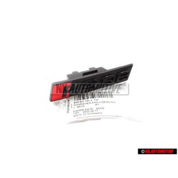 Audi Original RSQ8 Frente Rotulo Insignia Emblema Negro Rojo - 4M8853736A T94