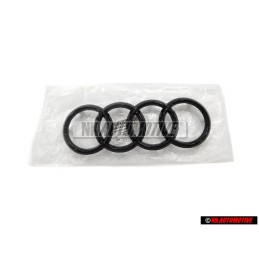 Audi Original Anillos Frente Simbolo Insignia Emblema Negro - 8J0853605B T94