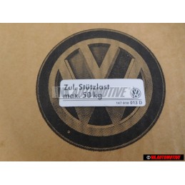 VW Original Adhesivo P. Servicio Con Remolque - 147010013D