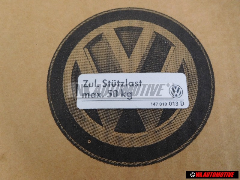 VW Original Adhesivo P. Servicio Con Remolque - 147010013D