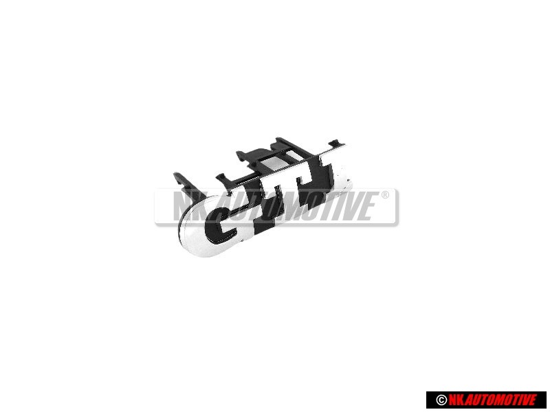 VW Original GTI Frente Rotulo Insignia Emblema Cromo - 1J6853679C