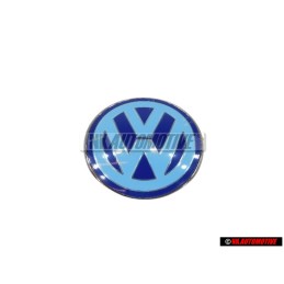 VW Original Frente Simbolo Insignia Emblema Azul Blanco - 1C0853617