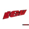 VW Original 16V Frente Rotulo Insignia Emblema Rojo - 1H6853679G