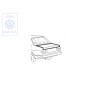 VW Original Porton Trasero - 161827025B