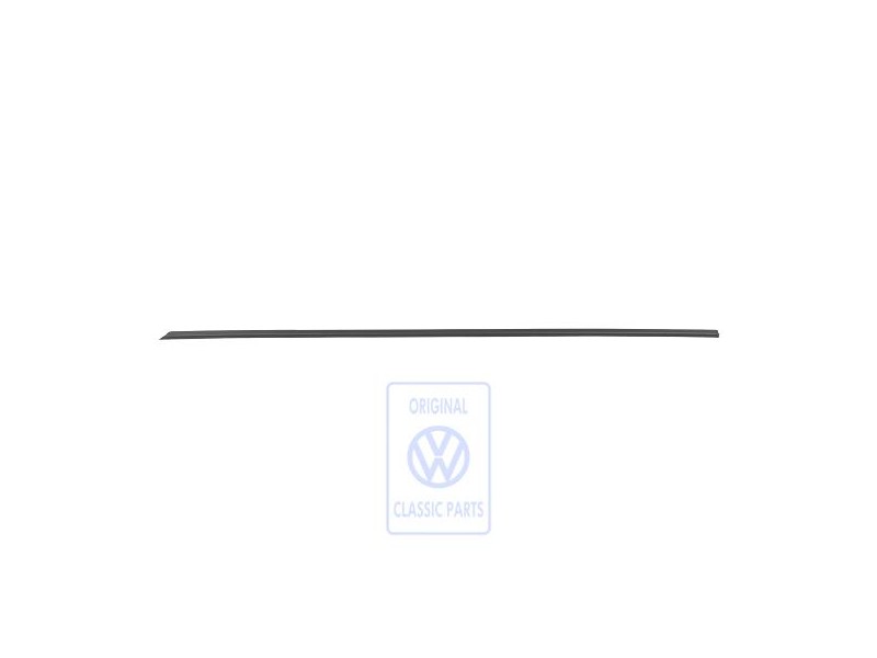VW Original Liston Adorno P. Guardabarros Negro Satinado - 161853508A 01C
