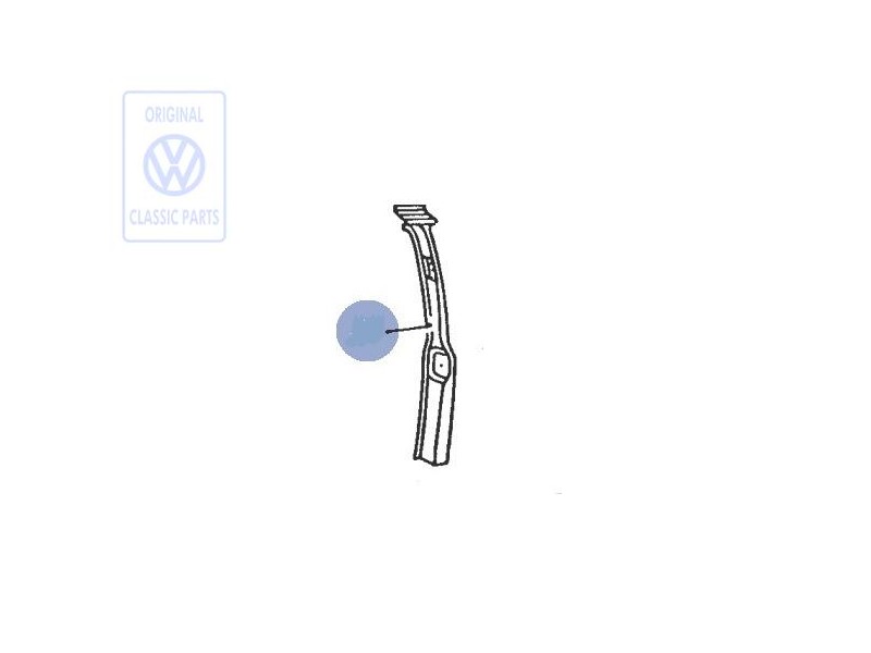 VW Original Pieza De Tramo - Columna B - 173809842A