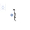 VW Original Pieza De Tramo - Columna B - 173809842A