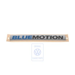 VW Original Rotulo Brillo Cromo/Azul/Negro - 7E0853675E WWS