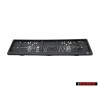 VW Original Soporte P. Matricula P. Placa Matricula Luminiscen. 
