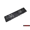 VW Original Soporte P. Matricula P. Placa Matricula Luminiscen. 