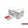 Audi Original S6 Trasero Rotulo Insignia Emblema Cromo Rojo - 4A9853735B 2ZZ