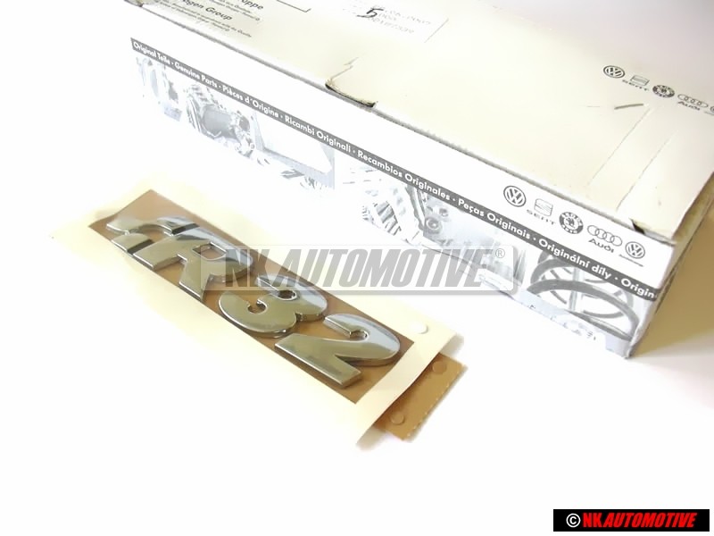 VW Original R32 Trasero Rotulo Insignia Emblema Cromo - 1J0853675Q 739