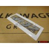 VW Original R32 Trasero Rotulo Insignia Emblema Cromo - 1J0853675Q 739