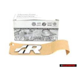 VW Original R Trasero Rotulo Insignia Emblema Cromo - 1J0853675AN739