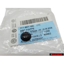 VW Original Tapa Protectora Para Tornillo Negro Satinado - 311867169 01C