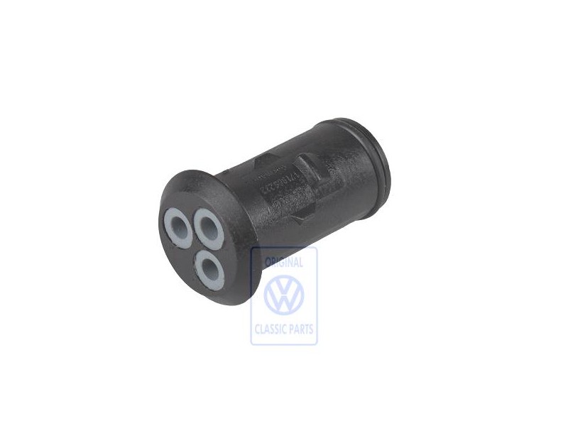 VW Original Caja Casq. Enchufe Redondo - 171906232A