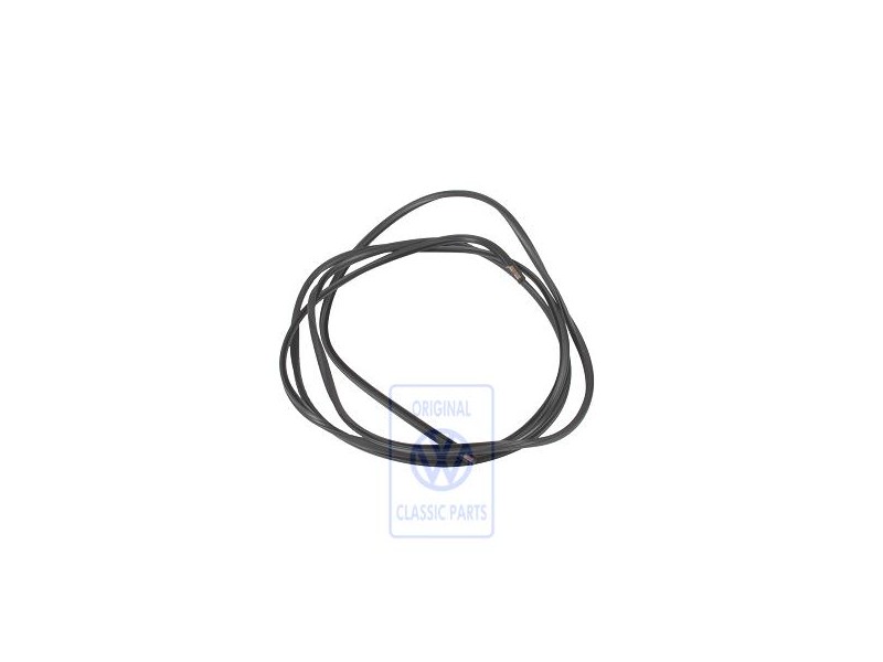 VW Original Moldura Embellec. Parachoques Negro Satinado - 165853981B 01C