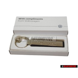 VW Original Llavero Plata/Negro - 000087010AAYPN